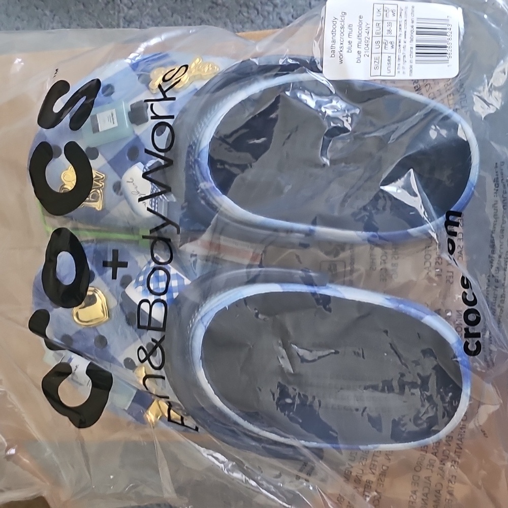 Bath & Body Works x Crocs Gingham  (NWT)